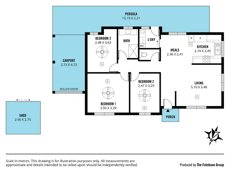 Floorplan of Homely house listing, 2 Cove Circuit, Seaford Rise SA 5169