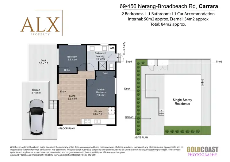 Floorplan of Homely house listing, 69/456 Nerang Broadbeach Road, Carrara QLD 4211
