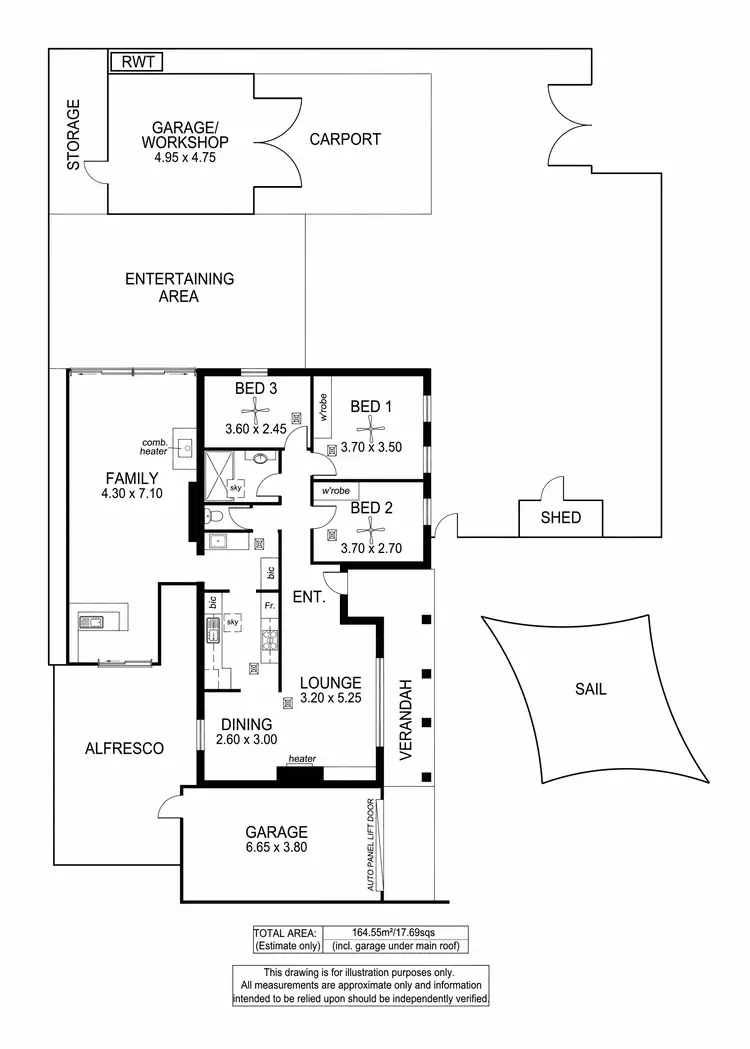 Floorplan of Homely house listing, 25 Kestel Crescent, North Haven SA 5018