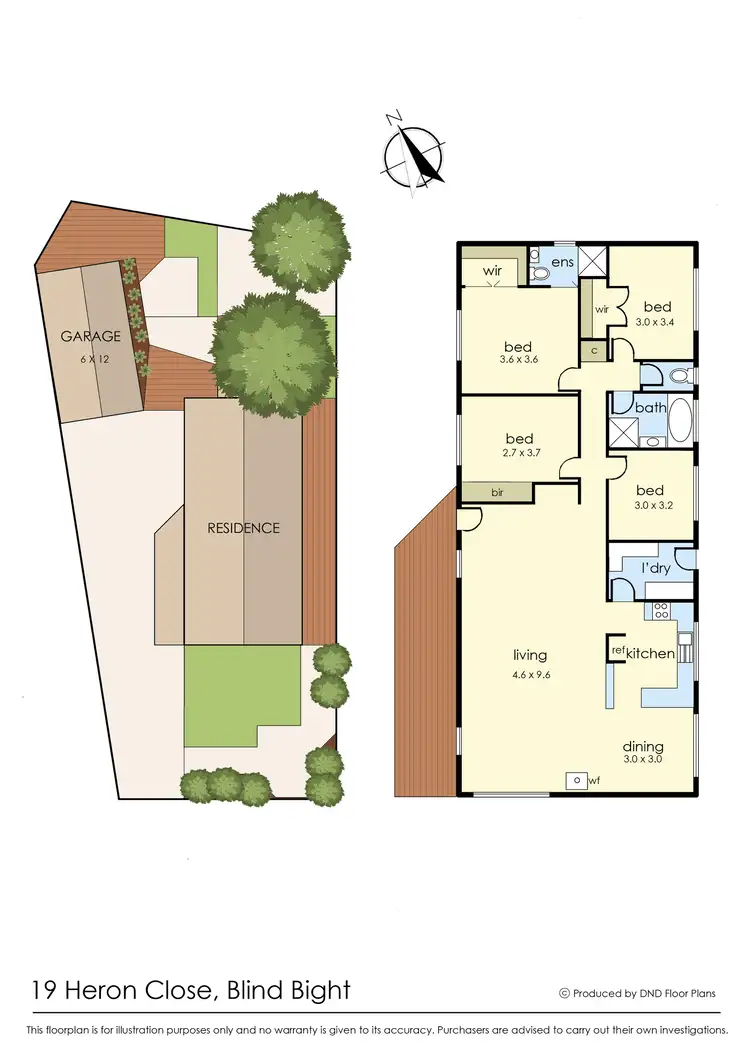 Floorplan of Homely house listing, 19 Heron Close, Blind Bight VIC 3980