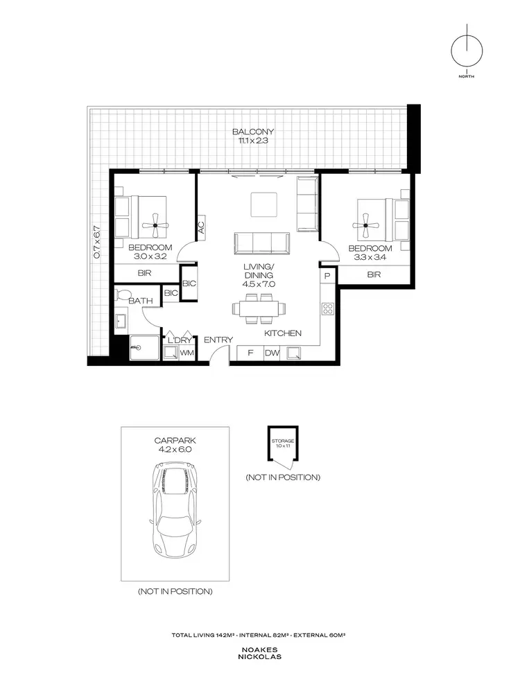 Floorplan of Homely apartment listing, 203/3 Banksia Street, Glenside SA 5065