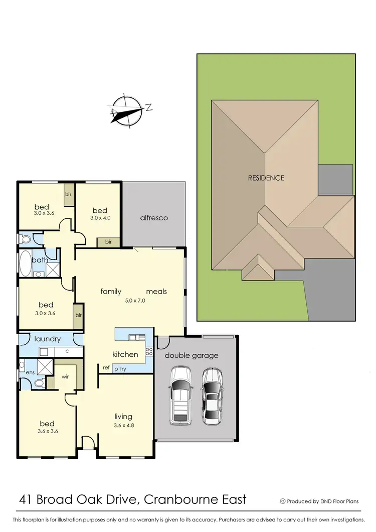 Floorplan of Homely house listing, 41 Broad Oak Drive, Cranbourne East VIC 3977