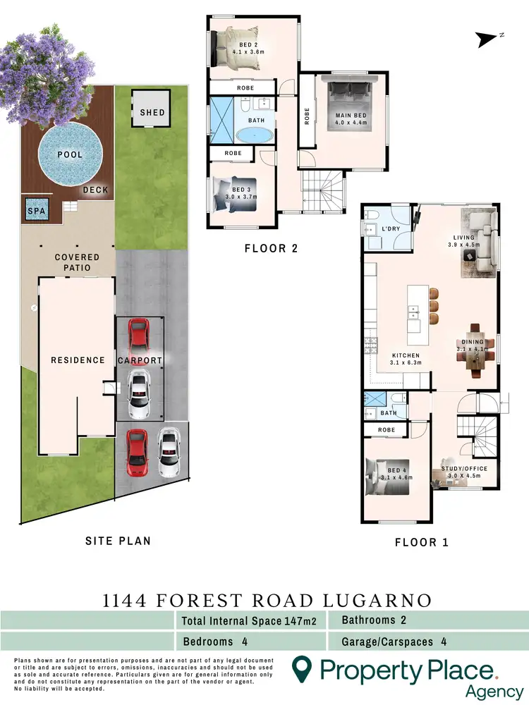 Floorplan of Homely house listing, 1144 Forest Road, Lugarno NSW 2210