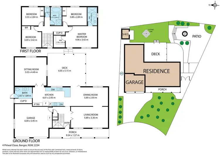 Floorplan of Homely house listing, 4 Piriwal Close, Bangor NSW 2234