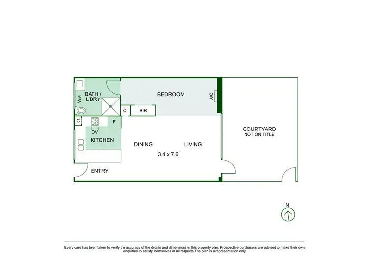 Floorplan of Homely apartment listing, 3/61 Kooyong Road, Armadale VIC 3143