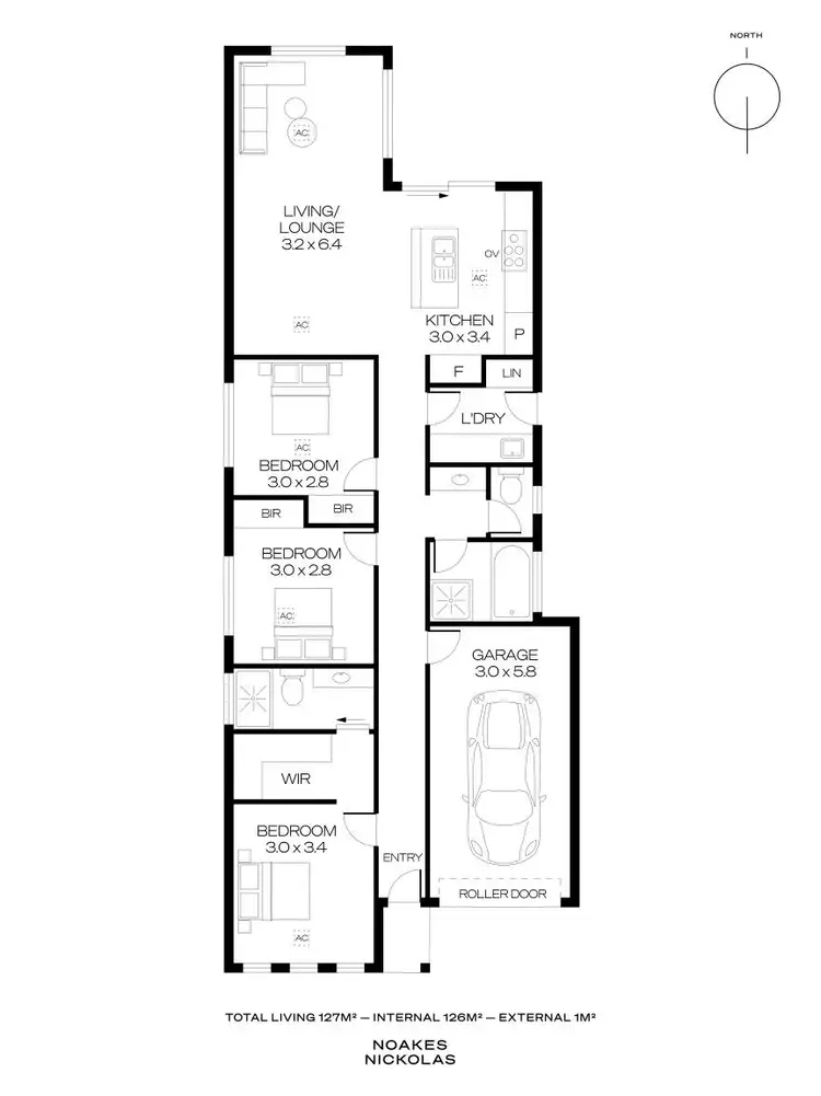 Floorplan of Homely house listing, 43 Denham Avenue, Morphettville SA 5043