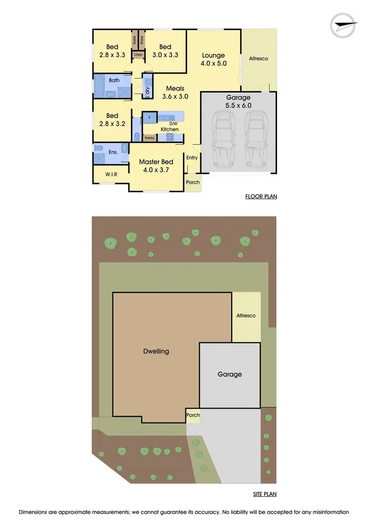 Floorplan of Homely house listing, 18 Oliver Street, Doreen VIC 3754