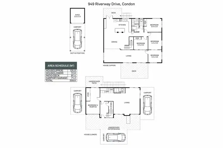Floorplan of Homely house listing, 949 Riverway Drive, Condon QLD 4815