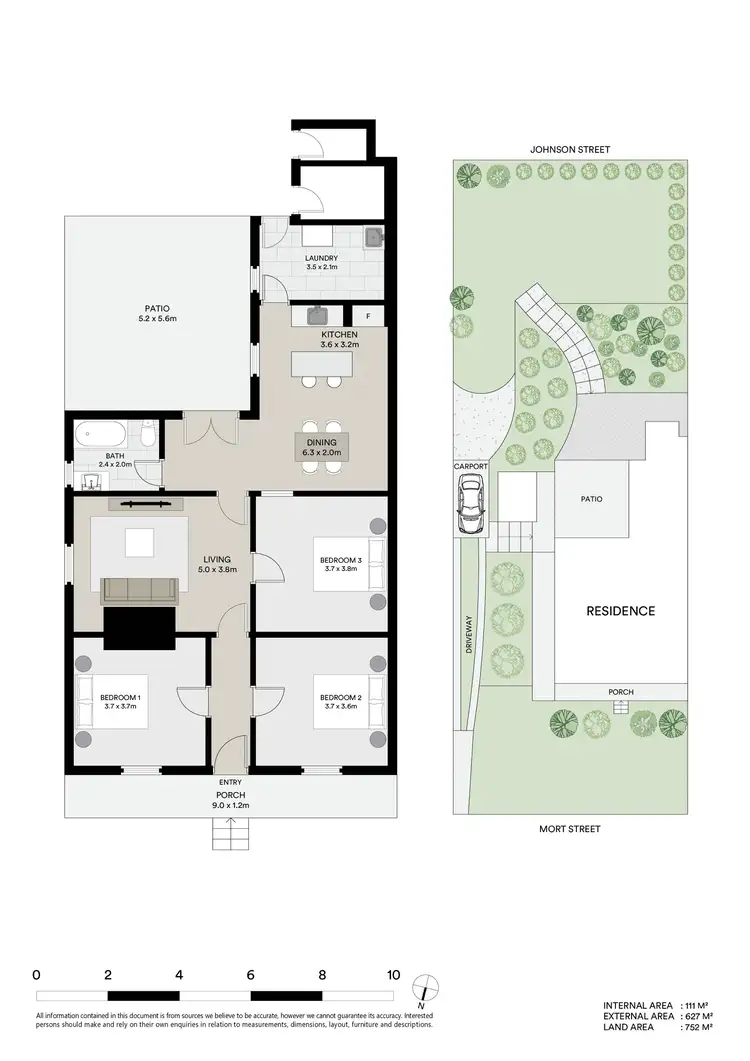Floorplan of Homely semi-detached listing, 75 Mort Street, Lithgow NSW 2790