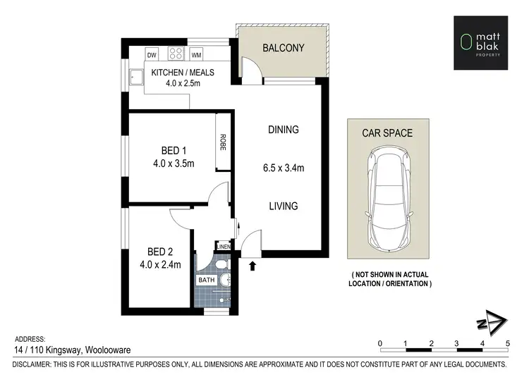 Floorplan of Homely apartment listing, 14/110 Kingsway, Woolooware NSW 2230