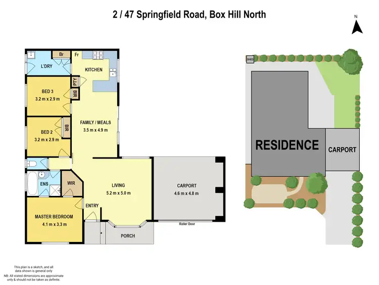 Floorplan of Homely unit listing, 2/47 Springfield Road, Box Hill North VIC 3129