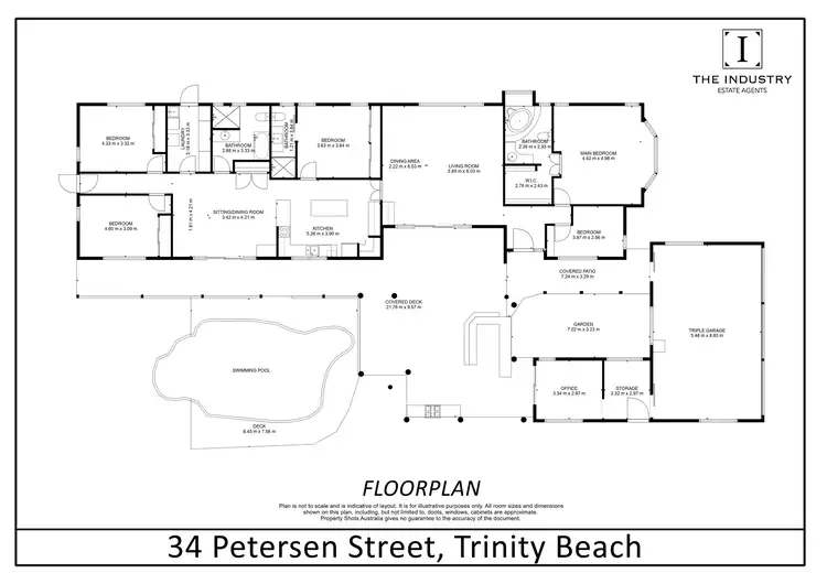 Floorplan of Homely house listing, 34 Petersen Street, Trinity Beach QLD 4879