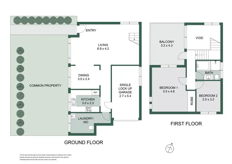 Floorplan of Homely townhouse listing, 2/35 Lagoon Street, Narrabeen NSW 2101
