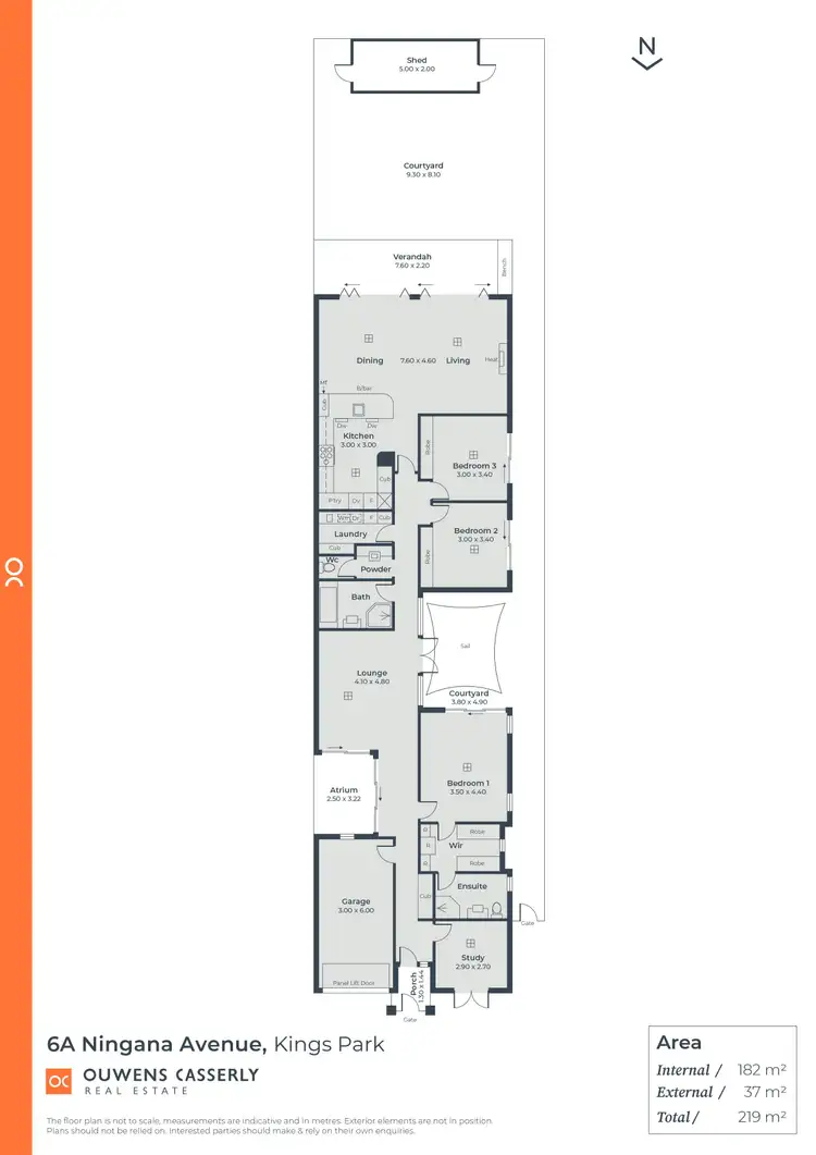 Floorplan of Homely house listing, 6A Ningana Avenue, Kings Park SA 5034