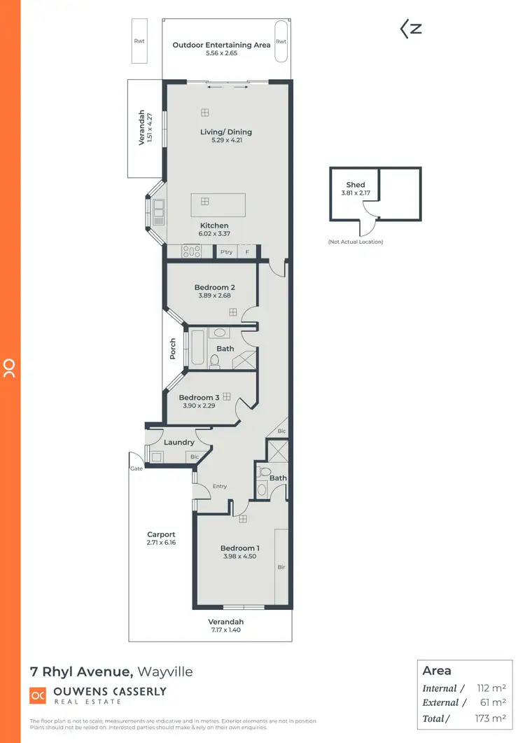 Floorplan of Homely house listing, 7 Rhyl Avenue, Wayville SA 5034