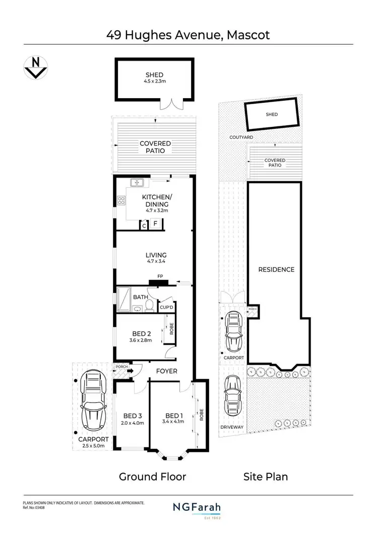 Floorplan of Homely house listing, 49 Hughes Avenue, Mascot NSW 2020