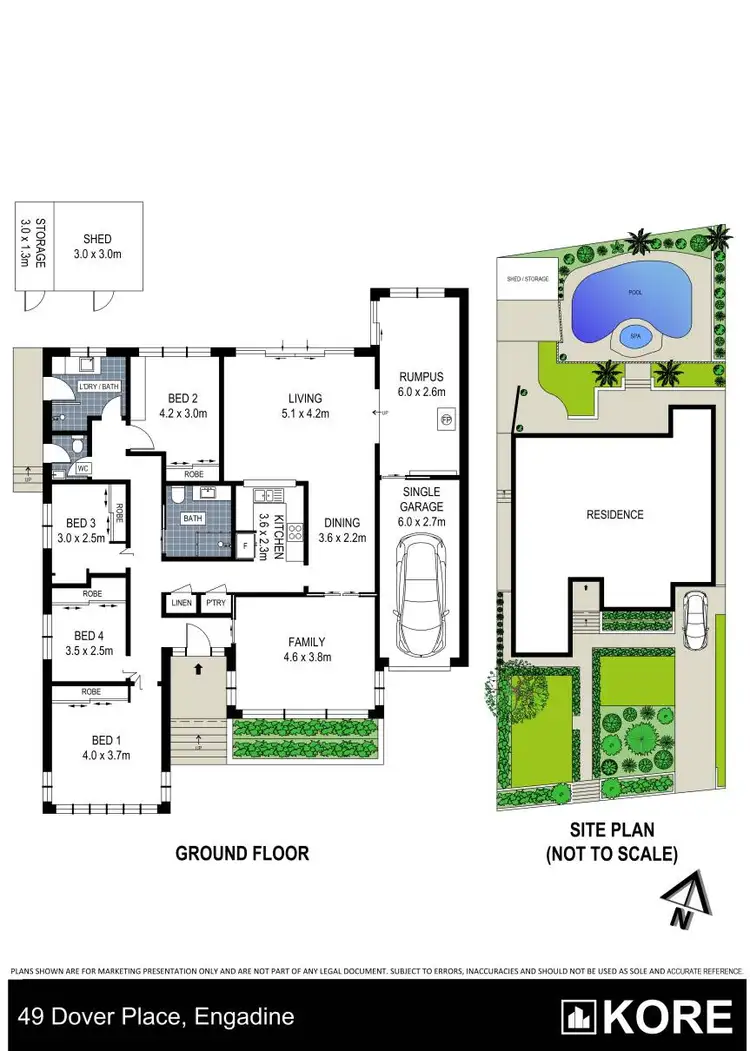 Floorplan of Homely house listing, 49 Dover Place, Engadine NSW 2233