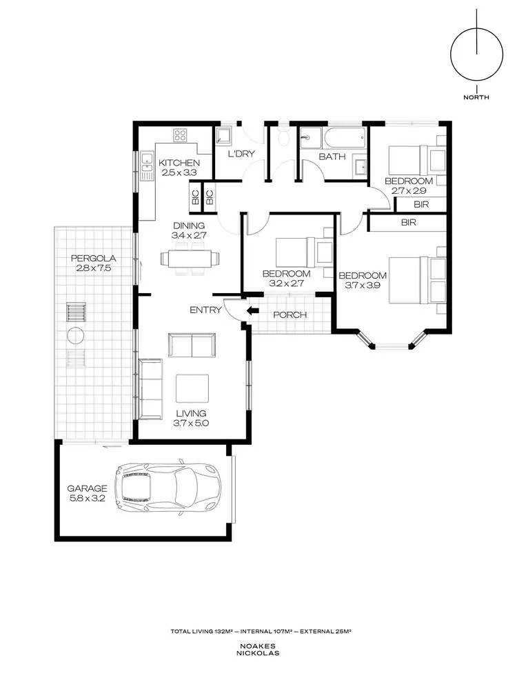 Floorplan of Homely unit listing, 3/22 Fourth Avenue, Ascot Park SA 5043