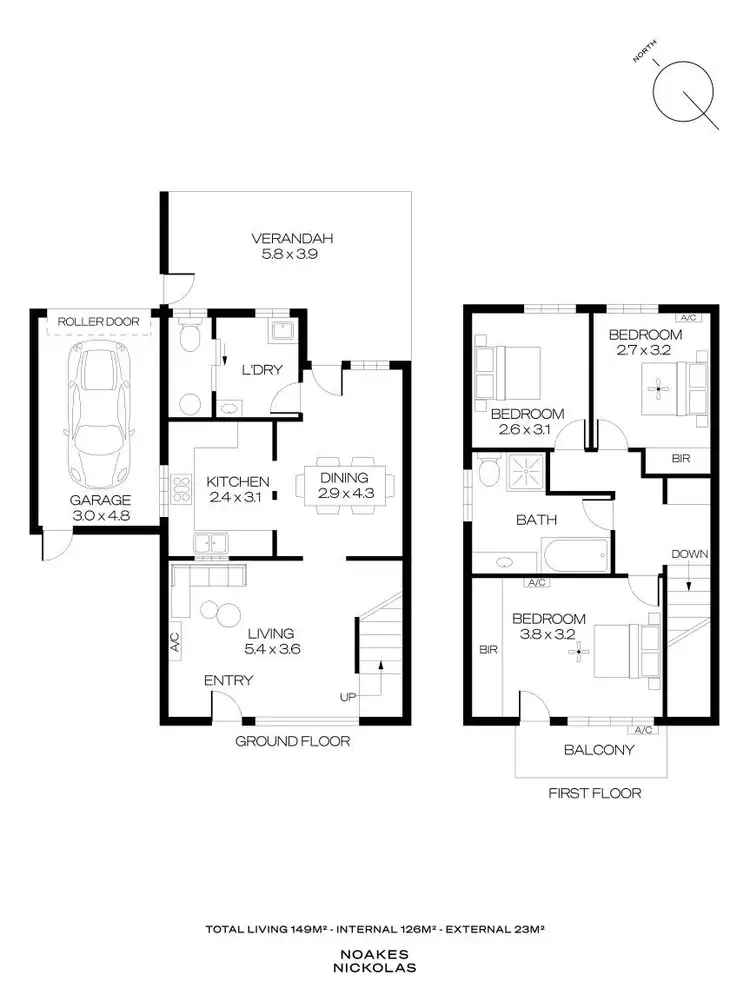 Floorplan of Homely townhouse listing, 11/190 Morphett Road, Glengowrie SA 5044