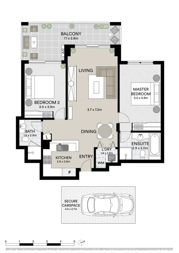 Floorplan of Homely apartment listing, 79/1 Manta Place, Chiswick NSW 2046