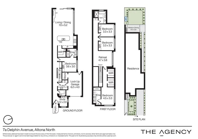 Floorplan of Homely townhouse listing, 7a Delphin Avenue, Altona North VIC 3025