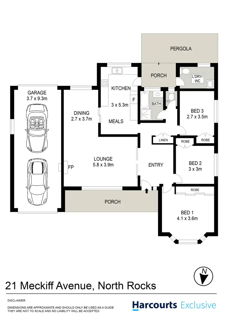 Floorplan of Homely house listing, 21 Meckiff Avenue, North Rocks NSW 2151