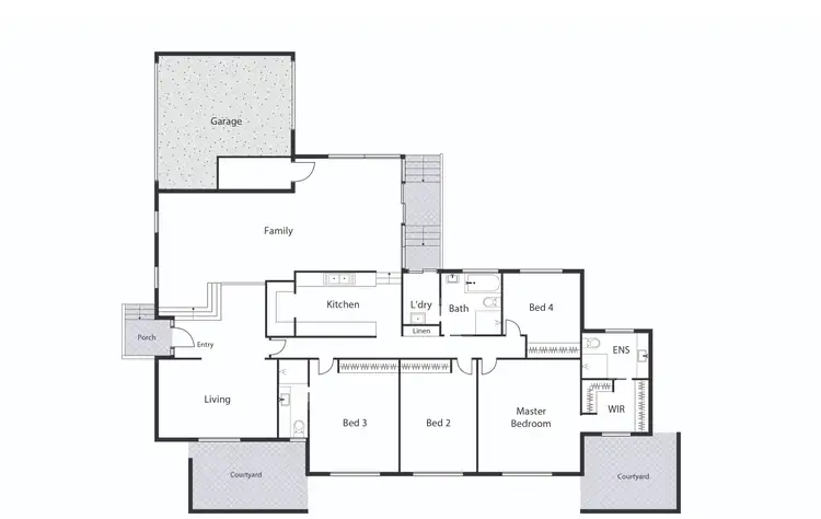 Floorplan of Homely house listing, 5 Prescott Street, Farrer ACT 2607