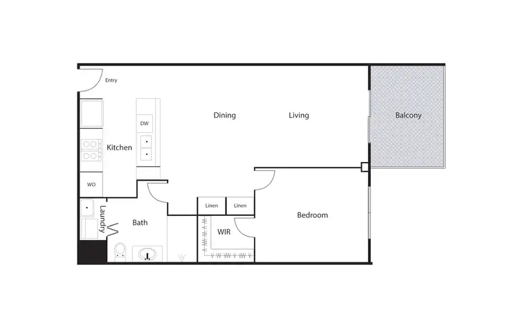 Floorplan of Homely apartment listing, 148/10 Ipima Street, Braddon ACT 2612