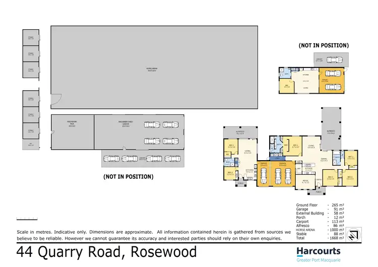 Floorplan of Homely rural property listing, 44 Quarry Road, Rosewood NSW 2446