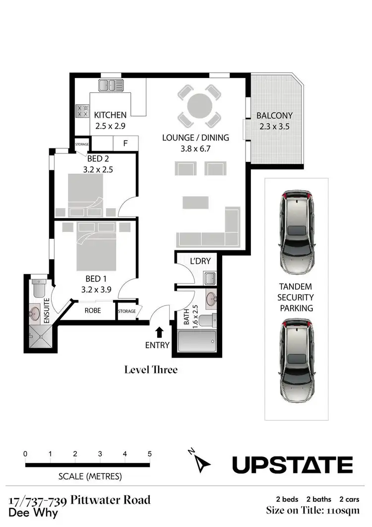 Floorplan of Homely apartment listing, 17/737-739 Pittwater Road, Dee Why NSW 2099