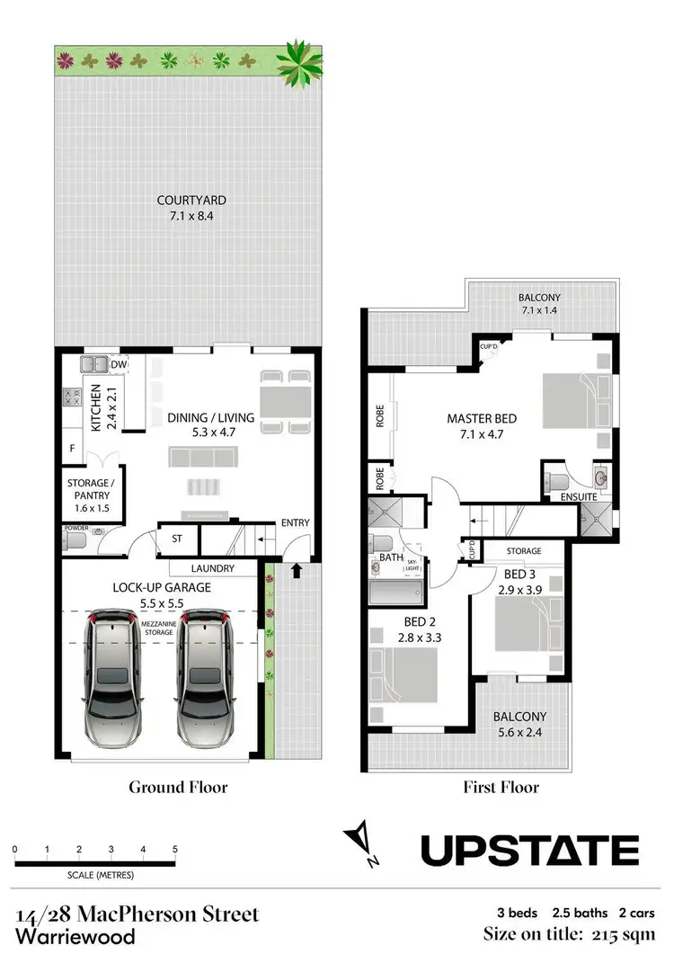 Floorplan of Homely townhouse listing, 14/28 MacPherson Street, Warriewood NSW 2102