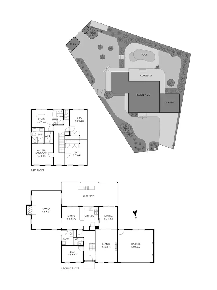 Floorplan of Homely house listing, 5 The Loch, Croydon Hills VIC 3136