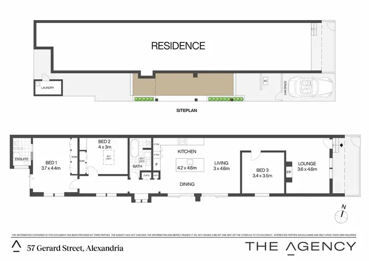 Floorplan of Homely house listing, 57 Gerard Street, Alexandria NSW 2015