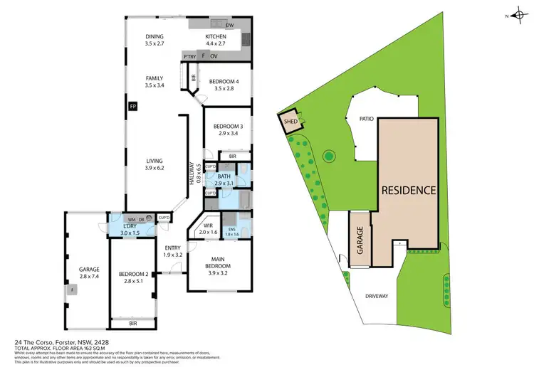 Floorplan of Homely house listing, 24 The Corso, Forster NSW 2428