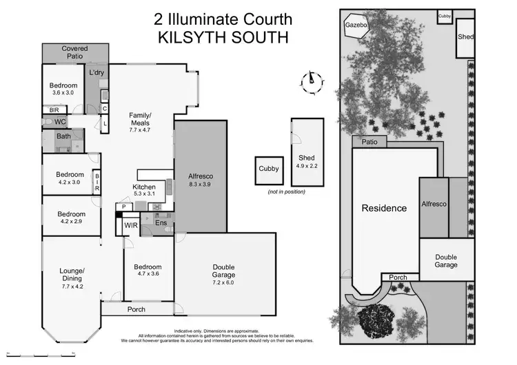Floorplan of Homely house listing, 2 Illuminate Court, Kilsyth South VIC 3137