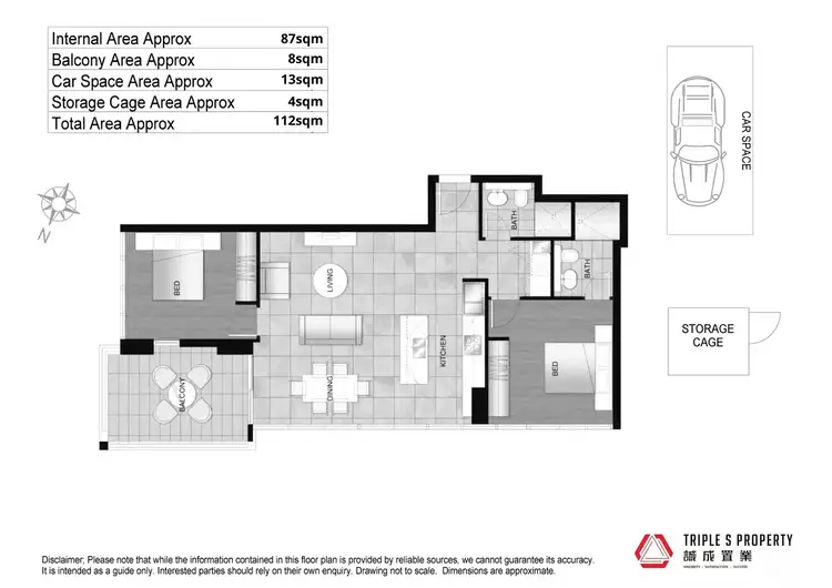 Floorplan of Homely unit listing, 1303/2 Stockyard Boulevard, Lidcombe NSW 2141