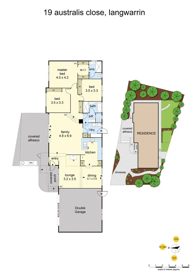 Floorplan of Homely house listing, 19 Australis Close, Langwarrin VIC 3910
