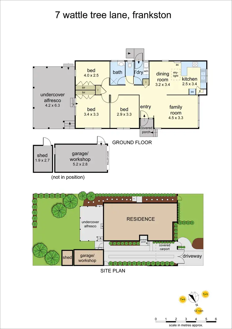 Floorplan of Homely house listing, 7 Wattle Tree Lane, Frankston VIC 3199