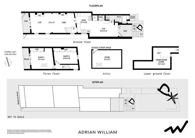 Floorplan of Homely house listing, 6 Whitehorse Street, Newtown NSW 2042