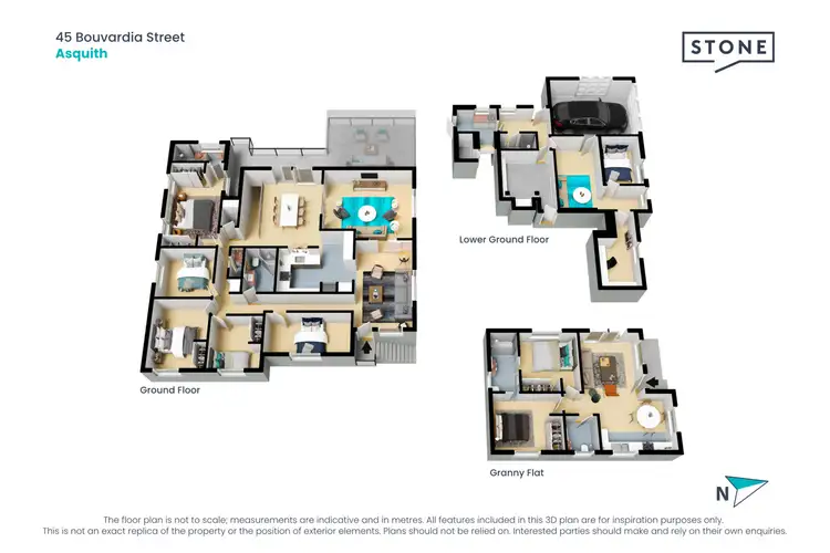 Floorplan of Homely house listing, 45 Bouvardia Street, Asquith NSW 2077