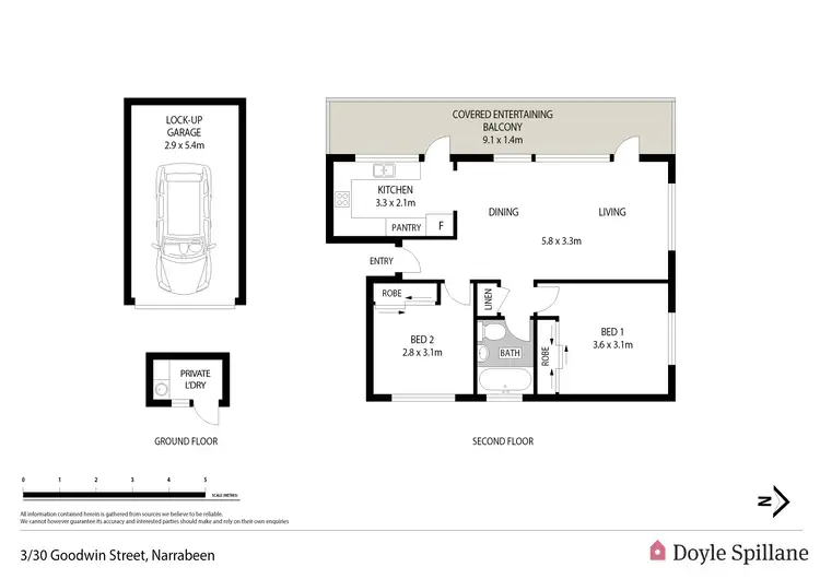 Floorplan of Homely apartment listing, 3/30 Goodwin Street, Narrabeen NSW 2101