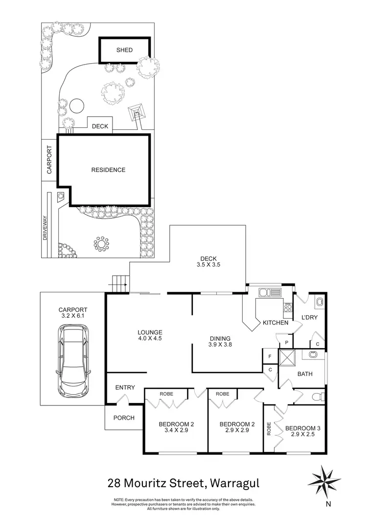 Floorplan of Homely house listing, 28 Mouritz Street, Warragul VIC 3820