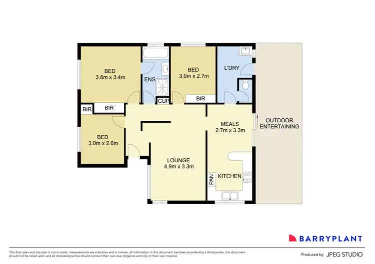 Floorplan of Homely house listing, 1 Terrye Court, Hillside VIC 3037