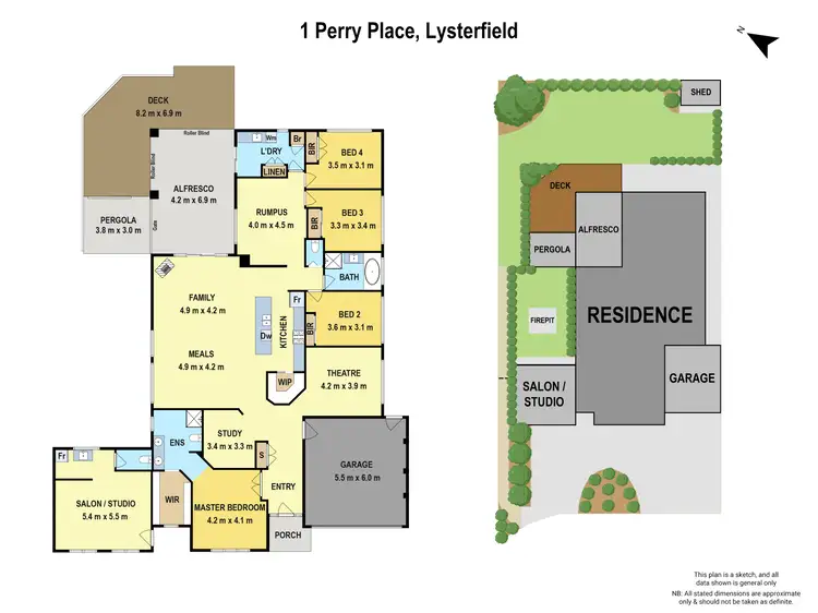 Floorplan of Homely house listing, 1 Perry Place, Lysterfield VIC 3156