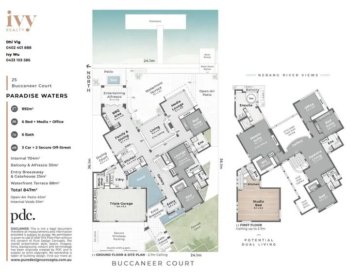 Floorplan of Homely house listing, 25 Buccaneer Court, Paradise Waters QLD 4217