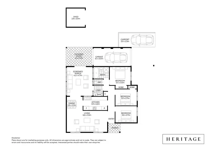 Floorplan of Homely house listing, 1 Parton Close, Buff Point NSW 2262