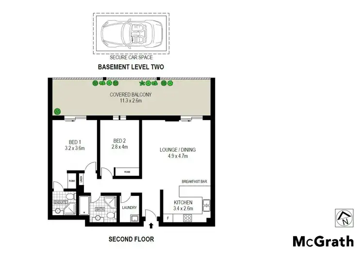 Floorplan of Homely apartment listing, 17/20-22 College Crescent, Hornsby NSW 2077