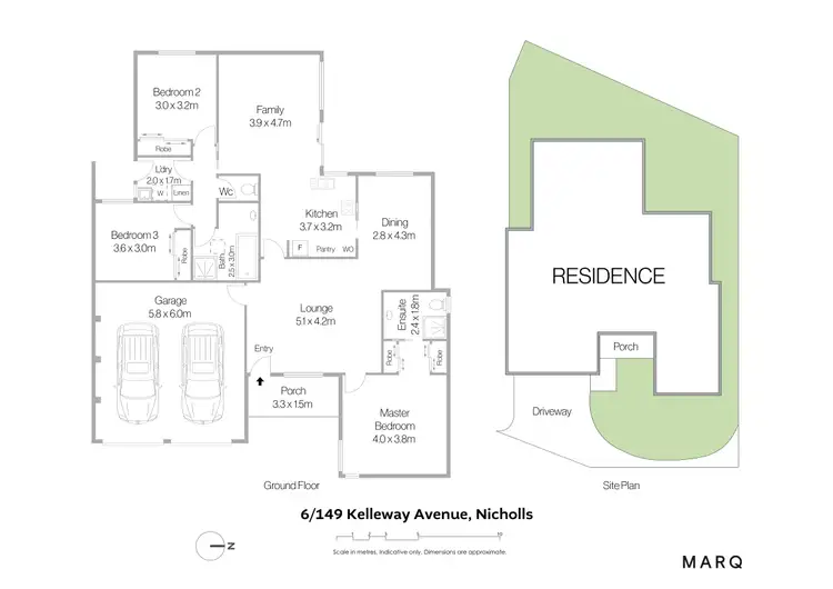 Floorplan of Homely townhouse listing, 6/149 Kelleway Avenue, Nicholls ACT 2913