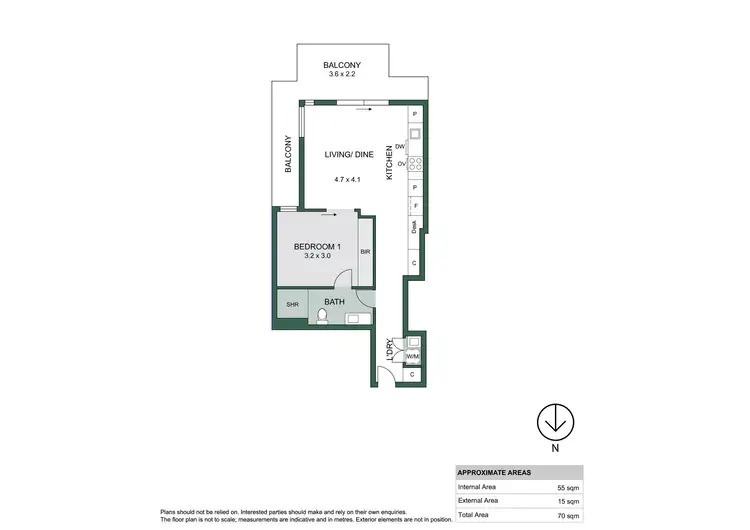 Floorplan of Homely apartment listing, 902/248 Flinders Street, Adelaide SA 5000