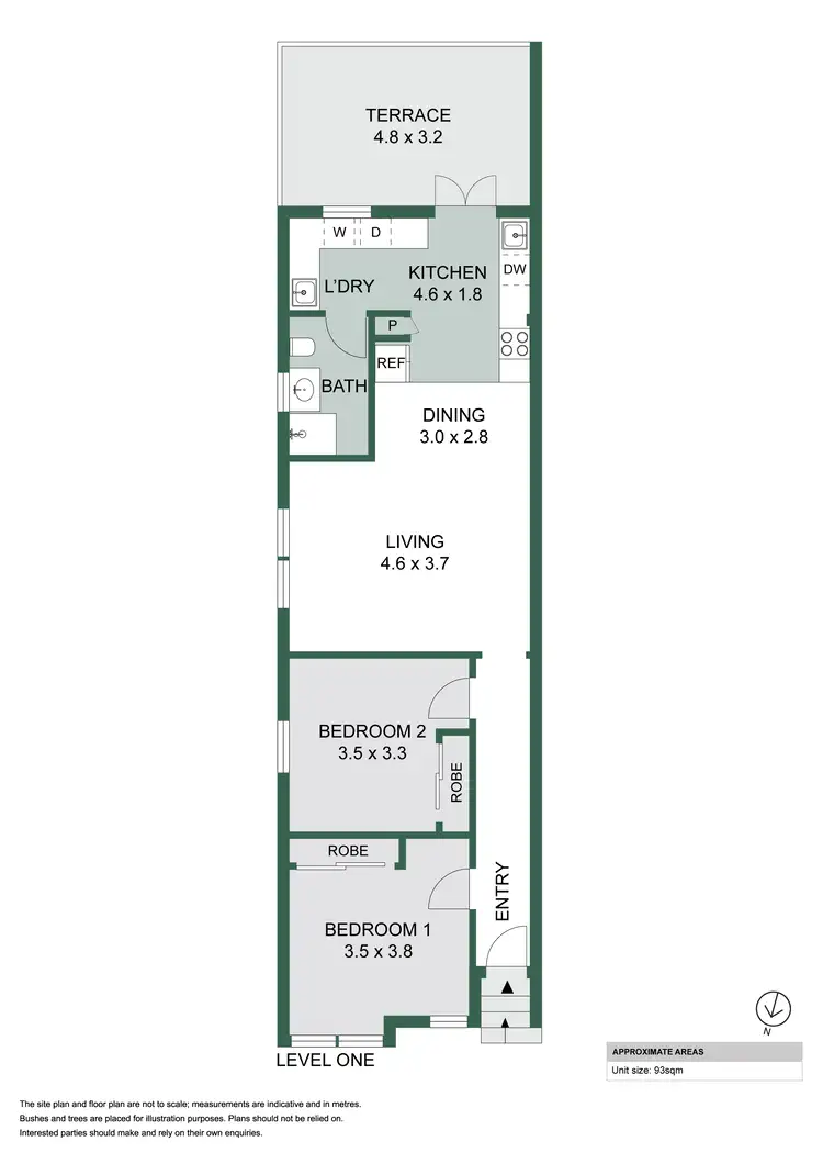 Floorplan of Homely apartment listing, 1/7 Victoria Street, Queens Park NSW 2022